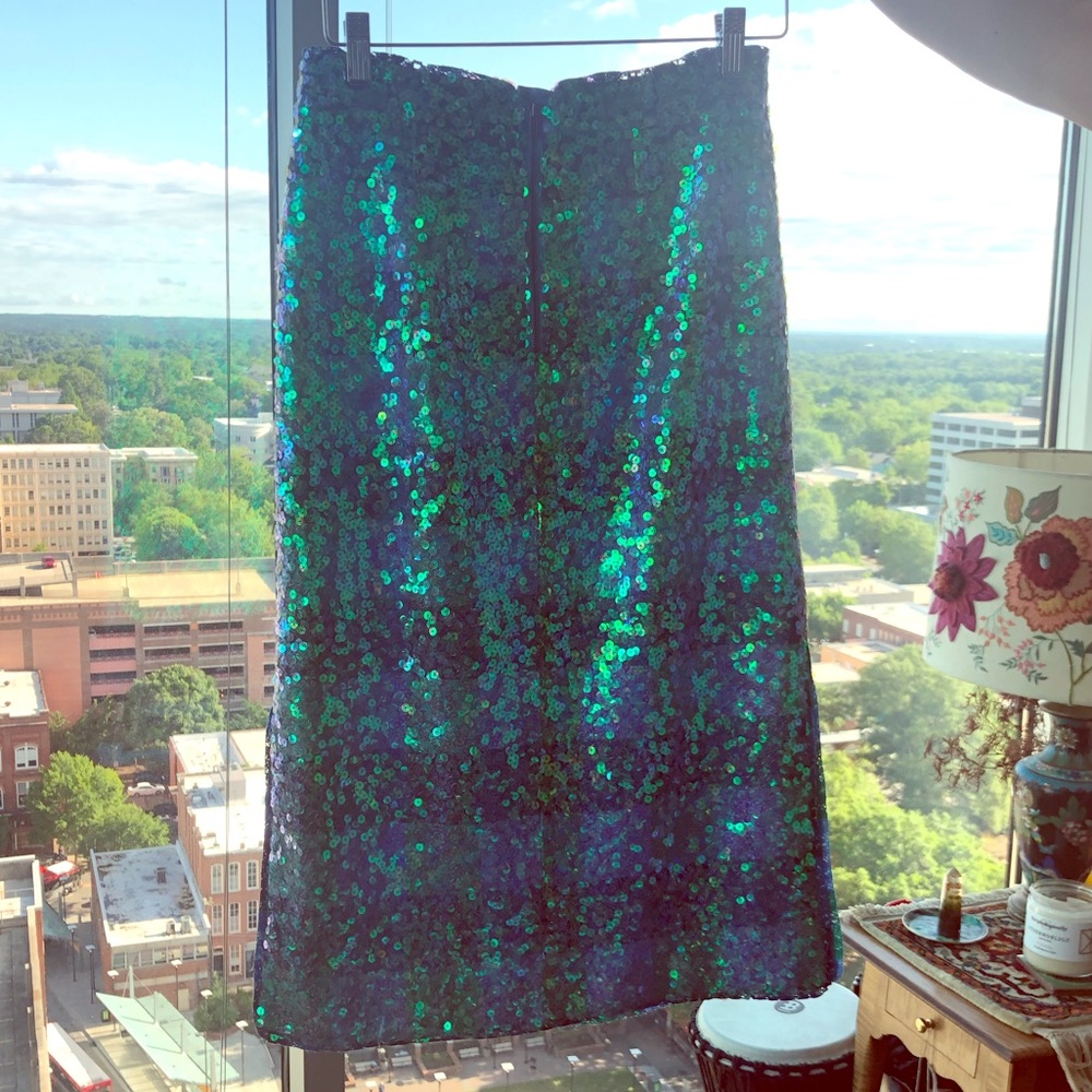 Maeve Sequined Skirt Anthropologie